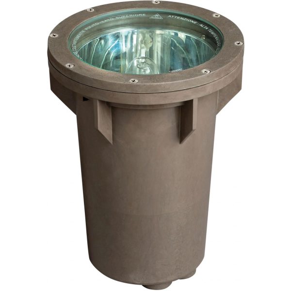 Hinkley Lighting Line Voltage One Light 13-Inch Outdoor Well Light - Bronze - 51000BZ