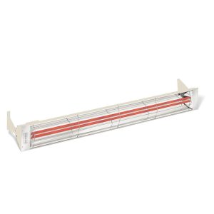 Infratech WD-Series 61 1/4-Inch 6000W Dual Element Electric Infrared Patio Heater - 277V - Almond - WD6027AL