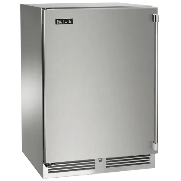 Perlick 24-Inch Signature Series Stainless Steel Outdoor Freezer - Left Hinged - HP24FO-4-1L