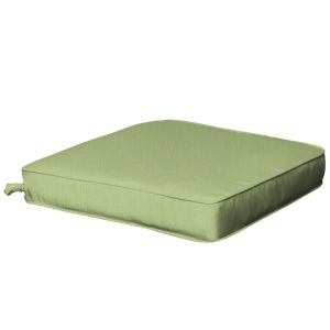 Sunbrella Canvas Parrot Large Outdoor Replacement Seat Cushion W/ Piping By BBQGuys Signature