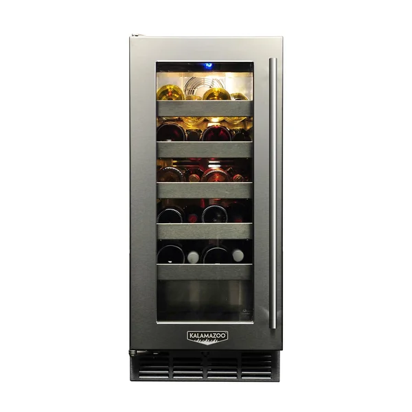 Kalamazoo Signature 15 Inch Outdoor Wine Chiller - Left Hinge - Lock - K-HP15WO-4-3LL-S4
