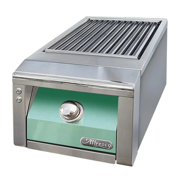 Alfresco Built-In Natural Gas Sear Zone Side Burner in Light Green - AXESZ-NG-S6027