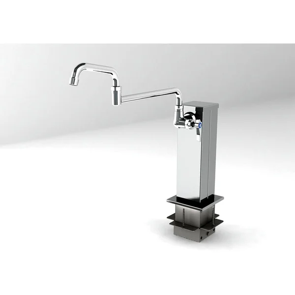 Alfresco Adjustable Outdoor Rated Pot Filler Tower With Cold Water Faucet - AXEVP-T10