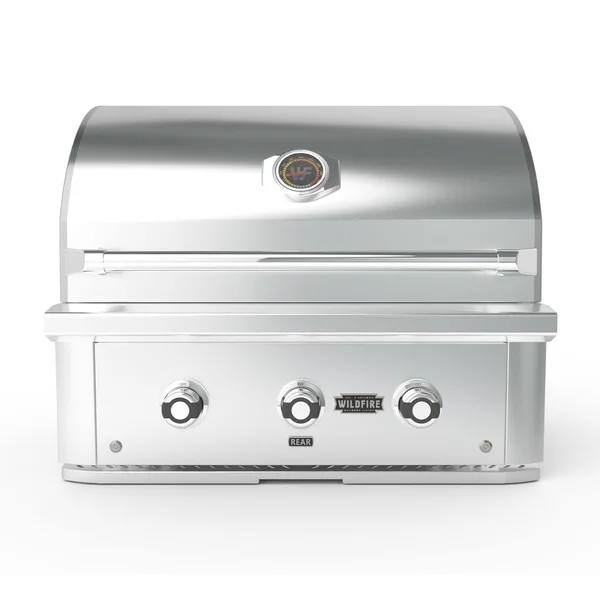 Wildfire Ranch Pro 30-in 2 Burner SS Natural Gas Grill - WFPRO30G-SS-NG