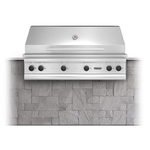 Kalamazoo K54DB Built-In Echo Gas Grill - 20 lb Propane Cylinder - Marine-Grade - K54DB-1-2-NA-LPCYL-M6