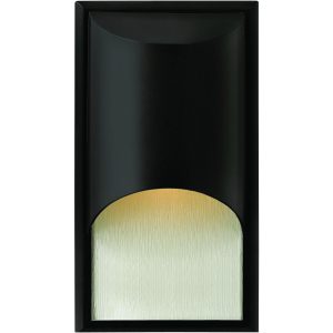 Hinkley Lighting Cascade One Light 15-Inch Dark Sky Outdoor Wall Light - Satin Black - 1830SK