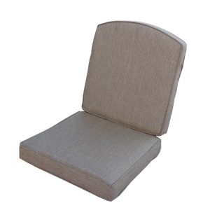 Darlee Nassau Replacement Adjustable Club Chair Cushions - Set of 2 - Sesame