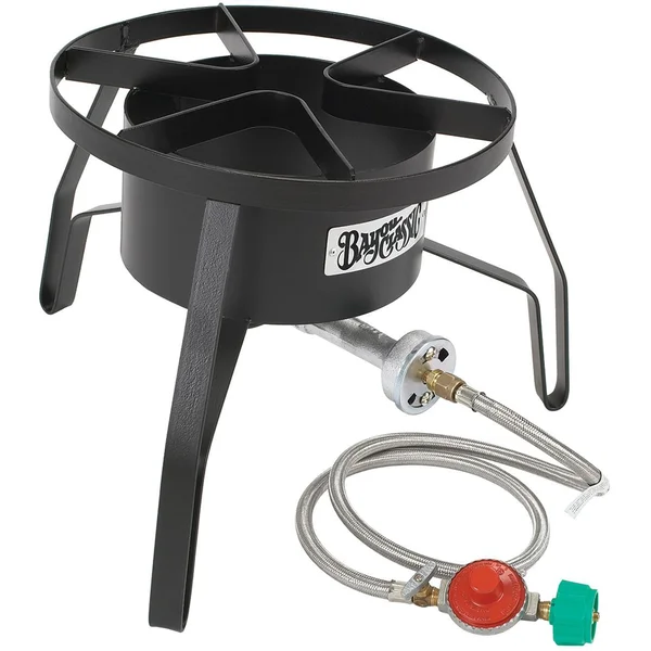 Bayou Classic High Pressure Outdoor Stove With Windscreen