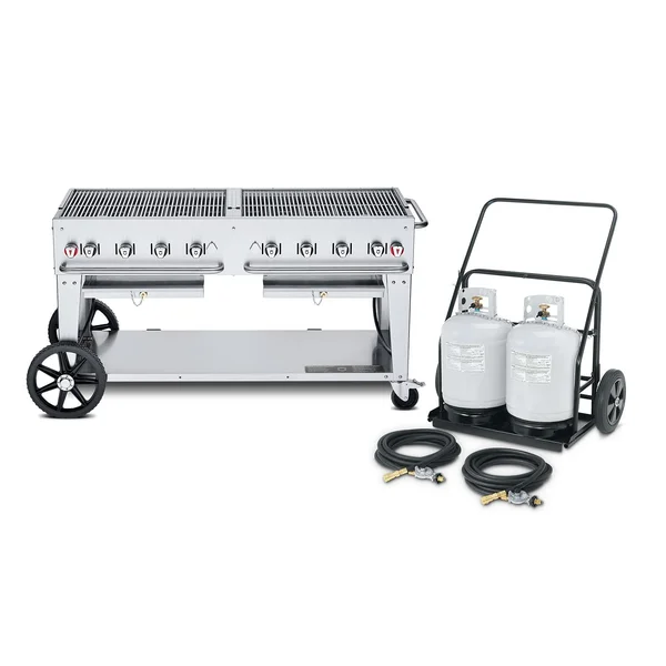 Crown Verity 60-Inch Mobile Grill & Propane Cart - CV-MCC-60