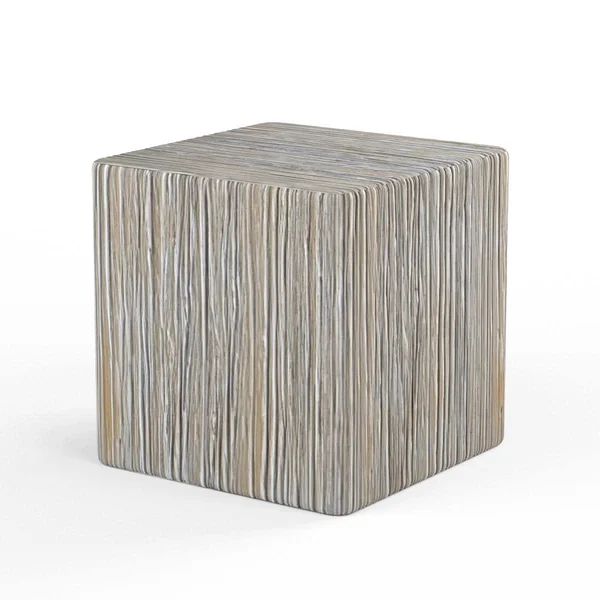 Bazaar 20 Inch Square Fiber Concrete End Table in Natural by Sunset West