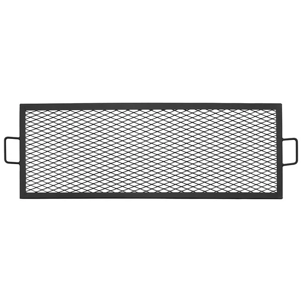 Ultimate Patio 40-Inch X-Marks Rectangle Fire Pit Cooking Grill