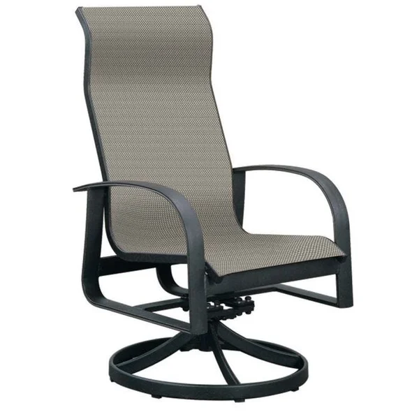 Martinique High Back Sling Swivel Rocker