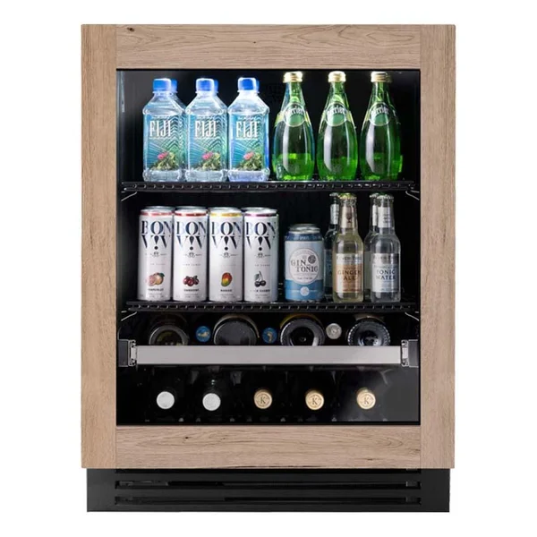 True ADA Height 24 Inch 105 Can 12 Bottle Right Hinge Glass Door Outdoor Beverage Center -  Overlay Ready - TUBADA-24-RG-A~O
