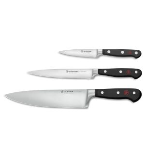 Wusthof Classic 3-Piece Chef's Knife Set