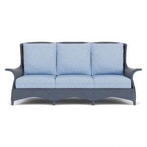 Mandalay Lloyd Loom Sofa in Denim Blue/Demo Skyway by Lloyd Flanders