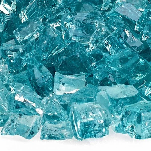 BBQGuys Signature 1/2-Inch Azuria Fire Glass - 10 Pounds