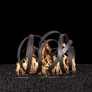 The Outdoor Plus 24-Inch Mild Steel Hoops Ornament