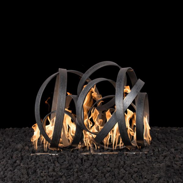 The Outdoor Plus 24-Inch Mild Steel Hoops Ornament