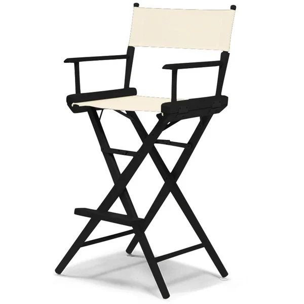 World Famous Bar Height Director Chair By Telescope Casual - Black/Natural