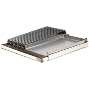 Rocky Mountain 24-Inch Wide Range Top Side-By-Side Griddle/Broiler Combo