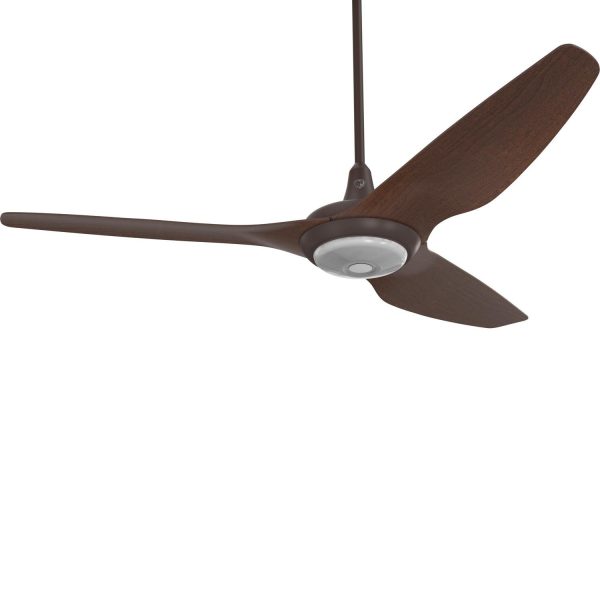 Big Ass Fans 60-Inch Haiku Ceiling Fan Universal Mount W/32-Inch Downrod & Downlight in Oil-Rubbed Bronze/Cocoa - MK-HK4-052506A471F654G10I32S2