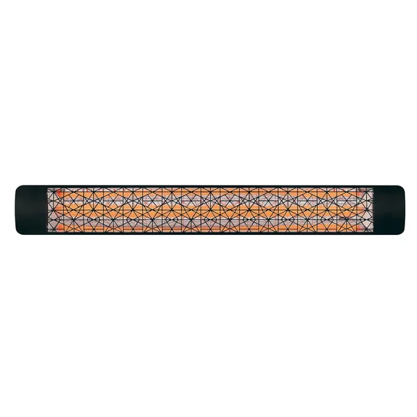 Eurofase Astra Series 61 Inch 3000 Watt Single Element Marine Grade 208V Electric Patio Heater in Black - EF30208B4