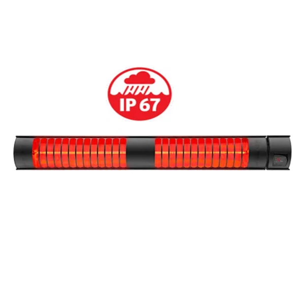 RADtec 34-Inch 4000W Weatherproof Electric Patio Heater - 220V - T4000/8R