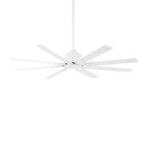 Minka-Aire XTREME H20 52-Inch 8 Blade Outdoor Fan in Flat White with Remote Control - F896-52-WHF