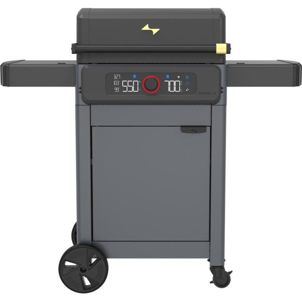 Current Model G Dual Zone Electric Grill W/ Cabinet in Black - 24653014BC