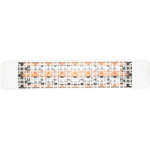 Eurofase Brix Series 39 Inch 2000 Watt Single Element Marine Grade 480V Electric Patio Heater in White - EF20480W5