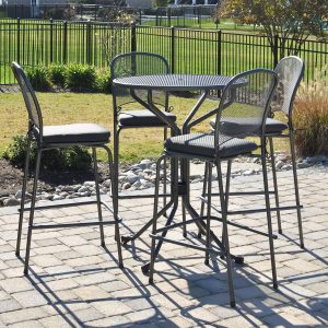 Carlo 5 Pc Steel Bar Set in Gray By KETTLER