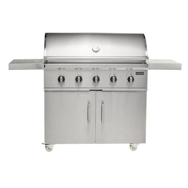 Coyote CL-Series 42-in 5-Burner Propane Grill w/ Lift-Assist Hood & Safety Valve - C3CL42LP