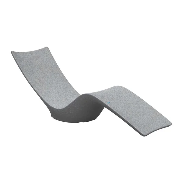 Autograph Polyresin Chaise Lounge in Granite Gray by Ledge Lounger