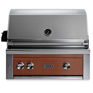 Lynx Professional 30 Inch Built-In Propane Grill w/ Rotisserie in Sierra - L30R-3-SILP