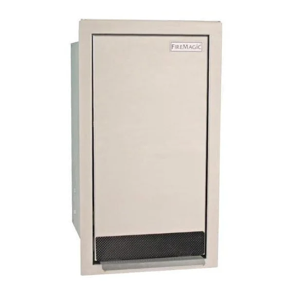 Fire Magic Roll-Out Stainless Steel Trash Bin - 53825-T