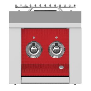 Aspire By Hestan Built-In Propane Gas Double Side Burner - Matador - AEB122-LP-RD