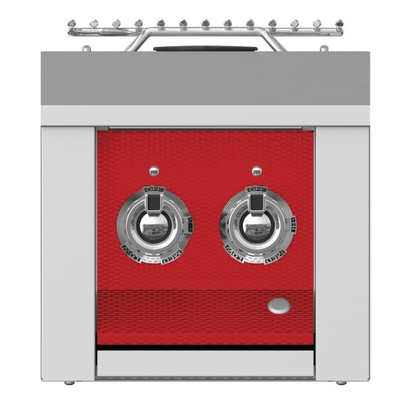 Aspire By Hestan Built-In Propane Gas Double Side Burner - Matador - AEB122-LP-RD