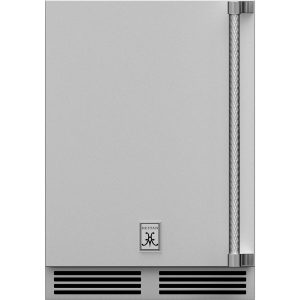 Hestan 24-Inch 5.2 Cu. Ft. Left Hinge Outdoor Rated Compact Refrigerator - GRSL24