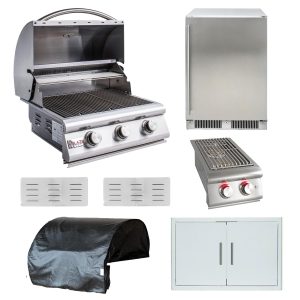 Blaze LBM 7-Piece 25-Inch Natural Gas Outdoor Kitchen Package
