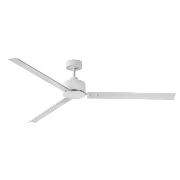 Hinkley Lighting Indy 72-Inch Indoor / Outdoor Ceiling Fan - Matte White - 900972FMW-NWA