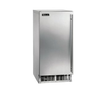 Perlick 15 Inch Undercounter Signature Series Cubelet Ice Maker Panel Ready Door w/ Integrated Pump - Reversible Hinge - HP15CU-2