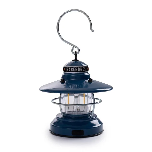 Barebones Living Edison Mini Lantern - Ocean Blue V1 - LIV-171