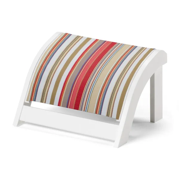 Adirondack MGP Adirondack Ottoman in Textured Snow/Fiesta by Telescope Casual