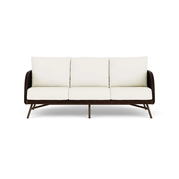 Essence Lloyd Loom Sofa in Mink/Sailcloth Salt by Lloyd Flanders