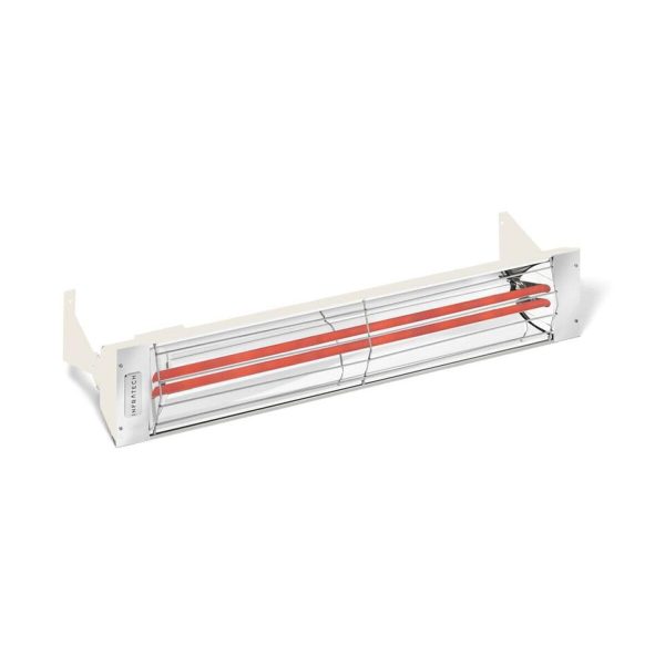 Infratech WD-Series 33-Inch 3000W Dual Element Electric Infrared Patio Heater - 277V - Biscuit - WD3027BI