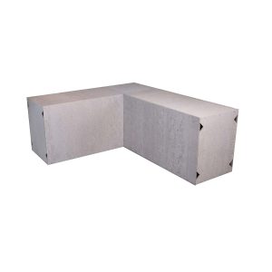Universal 7 ft X 8 ft Ready To Finish L-Shaped Outdoor Kitchen System Appliance and Storage Cabinets