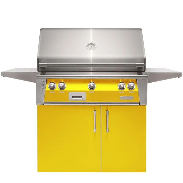 Alfresco ALXE 36-Inch Natural Gas Grill With Rotisserie - Traffic Yellow - ALXE-36C-NG-S1023