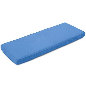 Sunbrella Canvas Capri Medium Outdoor Replacement Bench Cushion W/ Piping By BBQGuys Signature
