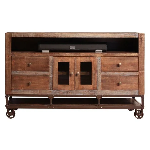Urban Gold 62" Media Console - Brown
