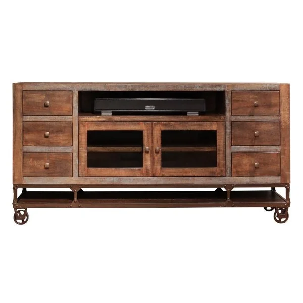Urban Gold 76" Media Console - Brown